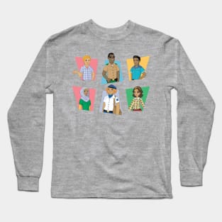La Familia Rocha design 6: Characters Long Sleeve T-Shirt